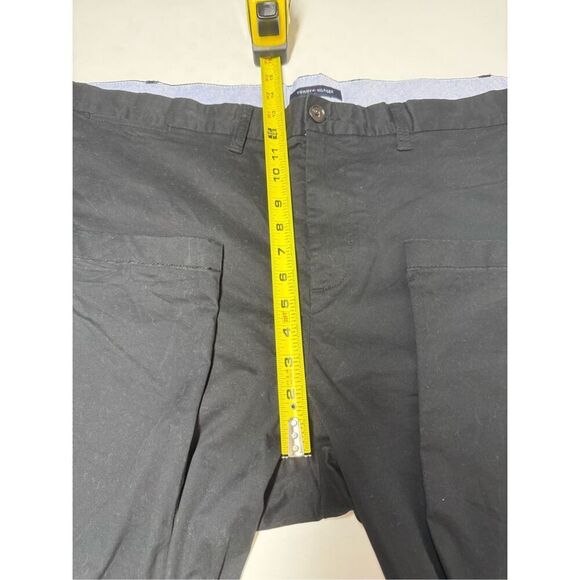Tommy Hilfiger Men's Stretch Custom Fit Chino Pants Black Size 46W 31L - Picture 14 of 15